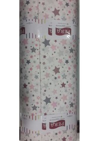 Resim Akfil Poplin Nevresimlik Kumaş Çok Amaçlı En 240 Yıldız Desenli (461454059) 