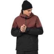 Resim Salomon Transfer Anorak Erkek Siyah Kayak Ceketi 