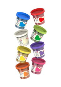 Resim Childgen Doğal Oyun Hamuru - Mini-cup- 8'li Set 8x65gr Mor 