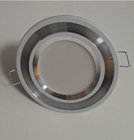 Resim Global 5 Watt Led Spot Krom Çizgili Beyaz Plastik Kasa Beyaz Işık 6500k 358lm 