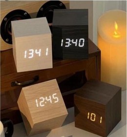 Resim Kenpazar Ahşap Küp Saat 