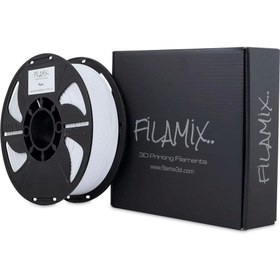 Resim FİLAMİX Beyaz Filament Pla + 1.75mm 1 Kg Plus 