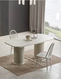 Resim Prada Mdf Yemek Masası Aytaşı 