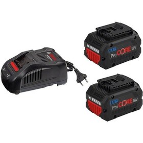 Resim BOSCH ProCore 18 Volt Akü Seti (2 Adet ProCore 18V 5.5 Ah + 1 Adet GAL 1880 CV) 