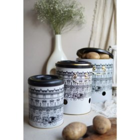 Resim Evle ERB29T9 Patates-Soğan-Sarımsak Saklama Kabı 3 Lü Set, City 