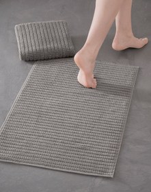 Resim Penta Bathmat 404 - 2 Adet 50x75 cm Premium Ayak Havlusu - Antrasit 