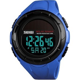 Resim Rogfer Skmeı 1405 Moda Güneş Enerjisi Açık Spor İzle Çok Fonksiyonlu 50m Su Geçirmez Erkekler Dijital Saat Mavi Çok Renkli Çok Renkli 