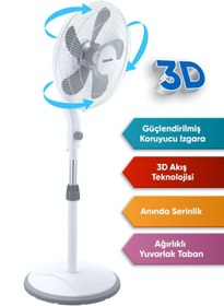 Resim KAMMA Ayaklı Vantilatör 55 W 