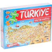 Resim Nessiworld 7213 Türkiye Kültür Haritası Puzzle -Totteriq 