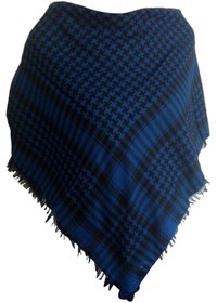 Resim SİNGLE SWORD SS Kareli Askeri Puşi, Şal, Poşi Mavi Renk 