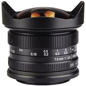 Resim 7artisans 7.5mm F2.8 APS-C Fisheye Fixed Lens (M43 Panasonic ve Olympus Mount) 