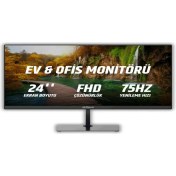 Resim Dahua C200 23.8" 75Hz 5ms Fullhd Va LED Ev & Ofis Monitör 3000:1 Kontrast DHI-LM24-C200 