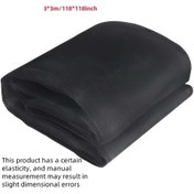 Resim Sunshine011 Ağır Hizmet Pet Bahçe Filesi - Siyah, 118.11x118.11 İnç, Bitki Koruma Örtüsü 