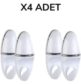 Resim MCM Group Bornoz Askısı Lüx Milenyum Bornozluk 2 Adet Banyo Bornoz Askılığı 