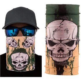 Resim Haki Kuru Kafa Baskılı Buff Bandana 25x48 cm 