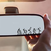 Resim [Şık Tarz] Şık Bant Performansı Çıkartması Araba Arka Görüş Aynası İçin - PVC Çıkartması Müzikçi ve Enstrüman İllüstrasyonu - Pencereler, Cam ve Motosikletler İçin Mükemmel, Motosiklet Çıkartması|Şık Tasarım|PVC Malzeme 