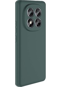 Resim Adige Xiaomi Redmi Note 14 Pro 5g Uyumlu Kılıf Biye Silikon Yeşil 