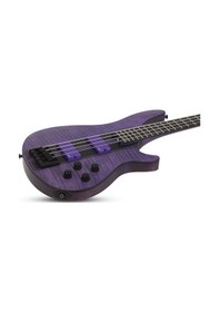 Resim Schecter C-4 GT Bas Gitar (Satin Trans Purple) 