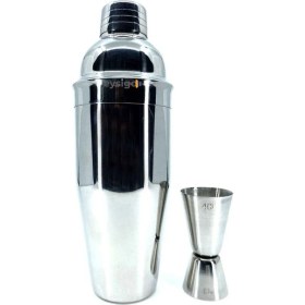 Resim Mediterian Kokteyl Shaker Seti 700 ml Paslanmaz Çelik, 2 Parça 