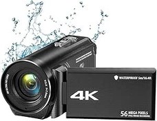 Resim Komdndht 4K Ultra HD 56MP 30FPS Kamera Plastik Video Kamera Kamera Su Geçirmez Video Kamera için 