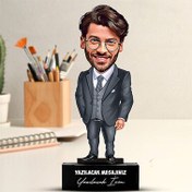 Resim Takım Elbiseli Erkek Karikatürlü Biblo 