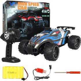 Resim Guiwuu S-008 1/16 Araç Uzaktan Kumandası 2.4g Dört Tekerlekli Arazi Aracı Mavi (Yurt Dışından) 