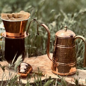 Resim Saria Bakır Filtre Kahve Demleme Seti 