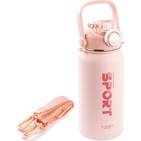 Resim Okadı Sport Pipetli Pembe Paslanmaz Çelik Termos 1.3l Pembe 
