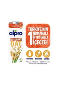 Resim Alpro Şekersiz Yulaf Sütü 1 L 