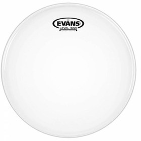 Resim Evans B12G12 12" Deri Tom ve Trampet Kumlu Beyaz Tek Kat 