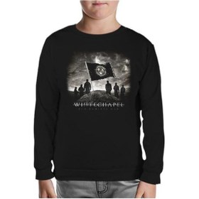 Resim Whitechapel - Our Endless War Siyah Çocuk Sweatshirt Siyah 