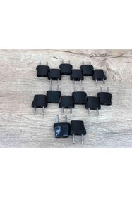 Resim Kelepir Fırsatlar 14 Adet Amerika Uçlu Prizlerini Türkiye Uçlu Pirize Çevirien Dönüştürücü Adaptör Yerli Üretim 