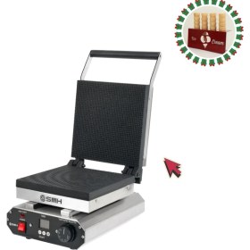 Resim Smh Kornet Waffle Yapma Makinesi | Külah Koyma Standı Hediyeli 