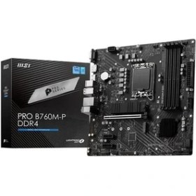 Resim Msı Pro B760M-P Ddr4 HDMI Dp Pcıe 16X V4.0 1700P Matx 