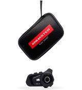 Resim Knmaster Kn6100 Motosiklet Bluetooth Interkom Kulaklık Seti Siyah 