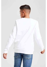 Resim Tshirthane Dmc Dante Baskılı Unisex Çocuk Beyaz Sweatshirt (534770320) Beyaz 