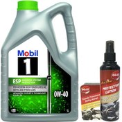 Resim Mobil 1 Esp X4 0W-40 Motor Yağı 5 L + Gojo Araç Bakım Seti 
