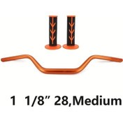 Resim Tongdashop Crf Yzf Kxf Klx Rmz Drz 1 1/8" 28mm Dirt Pit Bike Atv Adv Supermoto Enduro Motocross Off Road Turuncu Orta Boy 