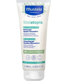 Resim Mustela Stelatopia Cleansing Gel Bebek Krem Şampuan 200 ML 