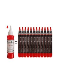 Resim Green Class Mürekkep Seti-Kırmızı 6X100 600 Ml 