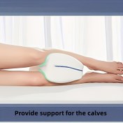 Resim Kalça için Kalp Şeklinde Çift Yastık - Yumuşak Polyester Kaplama ile Yavaş Geri Tepimeli Bacak Yastığı, Hamilelik ve Konfor için Ergonomik Diz Desteği Yastığı, Sevimli Yastık 