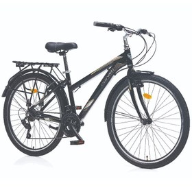 Resim Corelli Aloya - 26 Jant 44cm (S) Kadro Şehir Bisikleti - Siyah Bakır 