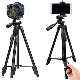 Resim 3388 Bt Kumandalı Kamera Telefon Tutuculu Tripod 146cm - Al4645 