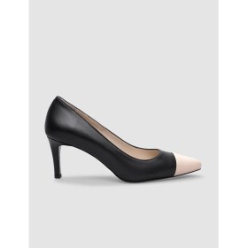 Resim Cabani %100 Hakiki Deri Siyah Kadın Stiletto 