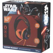 Resim Volkano Star Wars Kablolu Kulaklık Led Işıklı Mikrofonlu Lisanslı 2 yıl garantili SW-2000-DS 