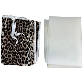 Resim Ütü Masası Kılıfı Vip 48x130 Cm-süngerli Ütü Bezi Ütü Masası Bezi-leopar Çok Renkli 