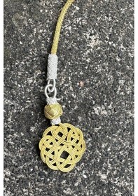 Resim Bağlılığın İfade Edildiği: Aşk Düğümü Gümüş Püskül Yaldız Gümüş 