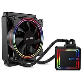 Resim Dark AquaForce W126 12cm FRGB LED Fan + Pompa, Intel & AMD Uyumlu Sıvı Soğutma Sistemi (DKCCW126) 