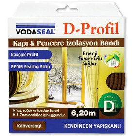 Resim Vodaseal Kapı Pencere İzolasyon Bandı Kahve 6,2m 