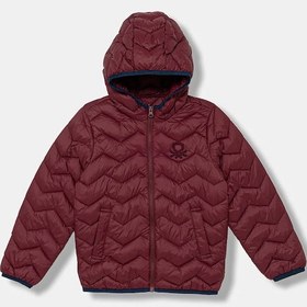 Resim United Colors Of Benetton Erkek Çocuk Mont 2twdcn04v Bordo Bordo 